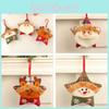 Unique Plush Christmas Ornaments With Santa Snowman And Reindeer Designs Perfect For Holiday Celebrations