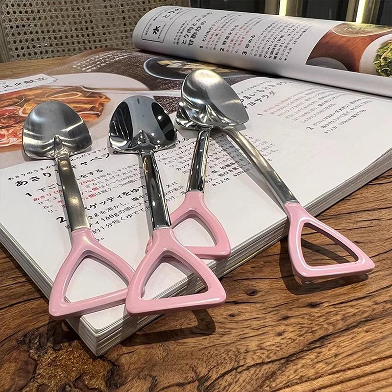 Stainless Steel Soup Spoon Deepen Large Capacity Spoon Silver Mirror Polished Flatware Soup Rice Home Kitchen Tableware