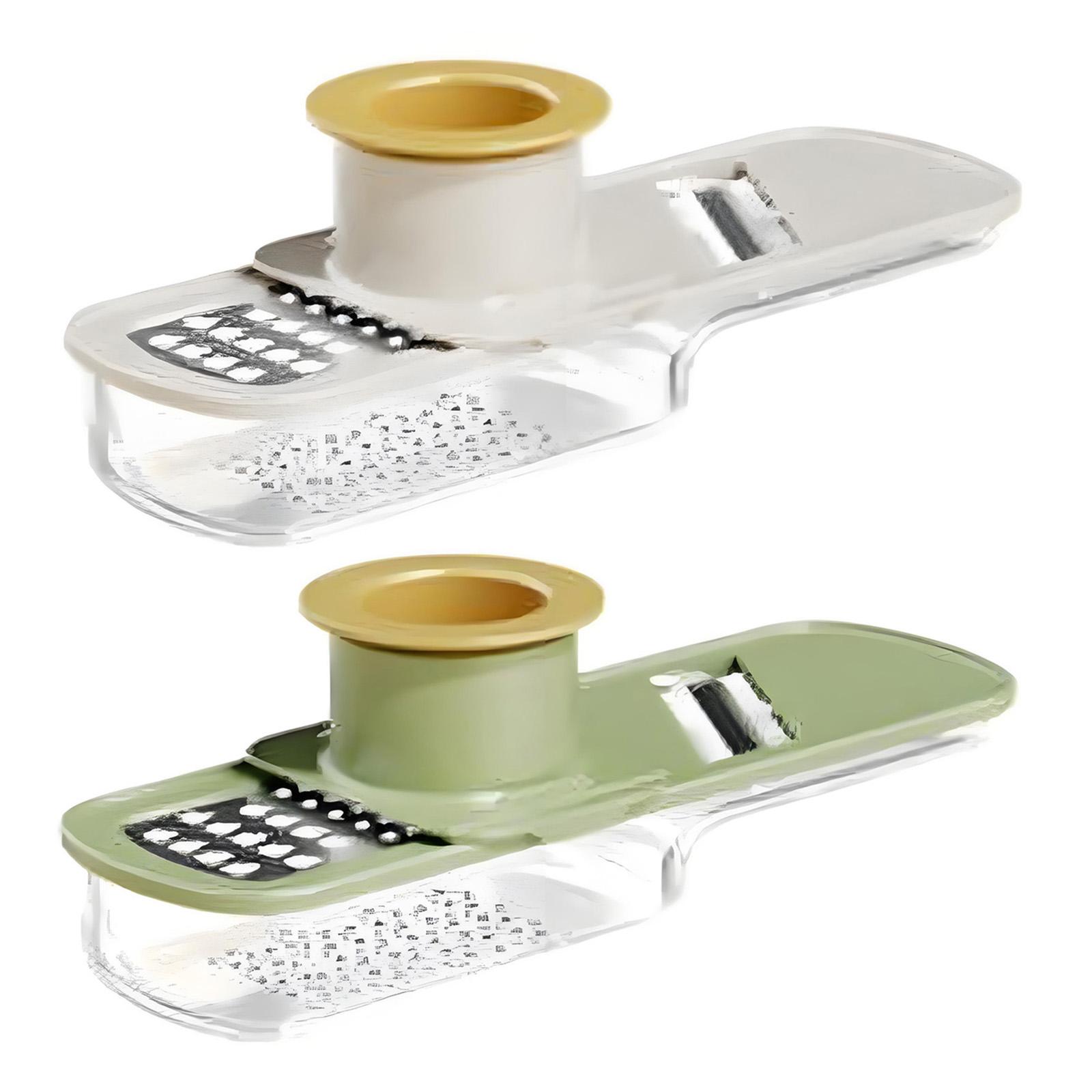 3 in 1 Ginger and Garlic Grinder Manual Garlic Slicer Home Kitchen Slicer Kitchen Tool for Slicing Chopping and Grinding Garlic