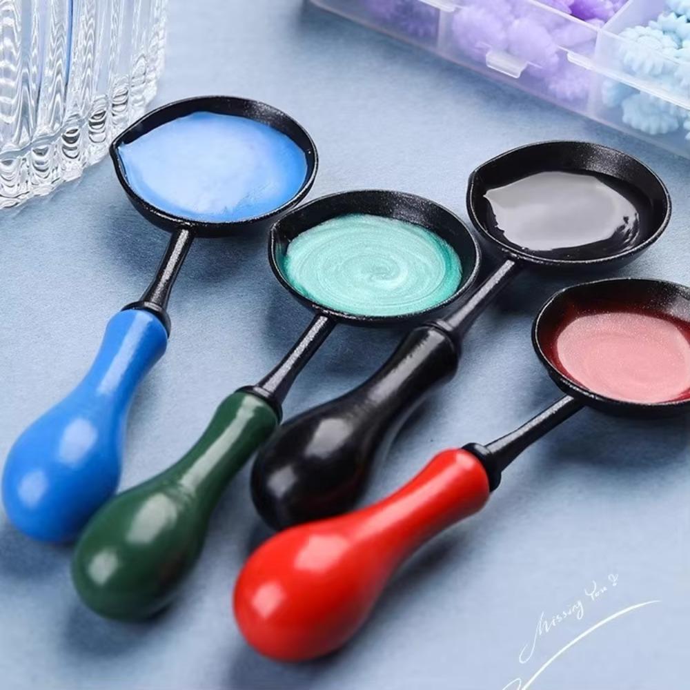 Non-Stick Melting Spoon Easy Clean Wax Seal Tool New Wax Sealing Spoon Wax Sealing