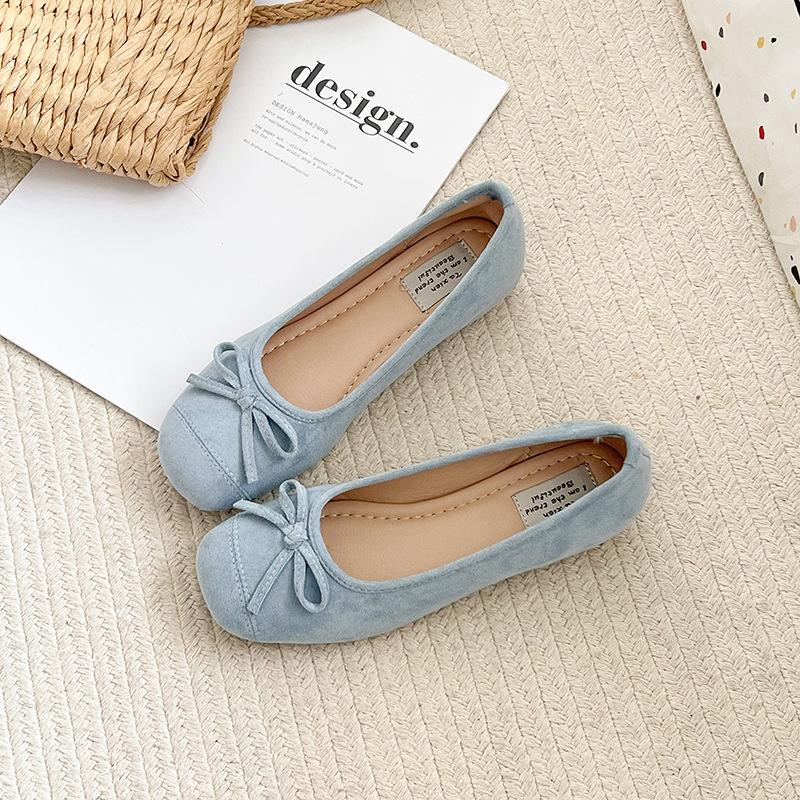 Gentle Ballet Ladyshoes Flats 2025 New Soft-soled Mary Jane Single Shoes Red Single Shoes Autumn Small Fragrant Women's Shoes