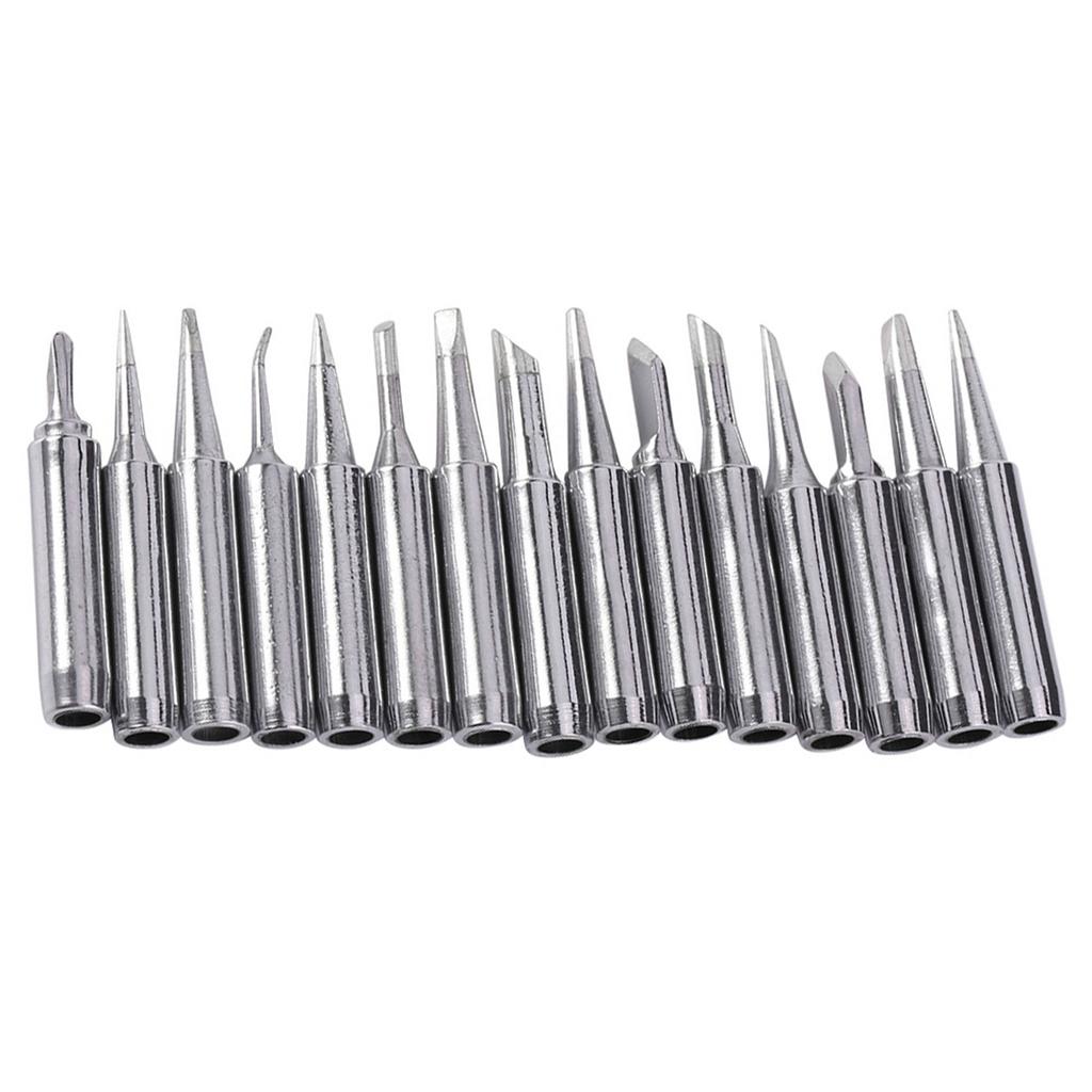 15 Pcs   Free Solder Tip Set Iron Tips 900M T for 936, 937, 938, 969 Soldering Station