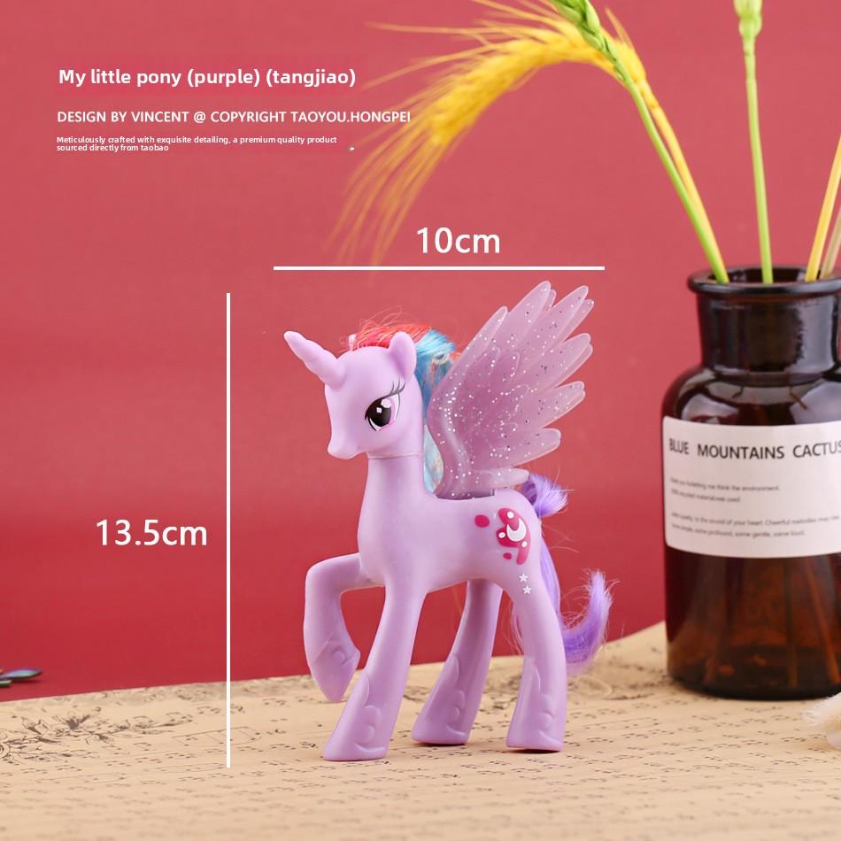 Latest My Small Pony Plush Playthings Twilight Sparkle Pinkie Pie Rarity Fluttershy Applejack Rainbow Dash Stuffed Doll Kid Xmas Present