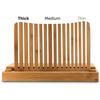 Bamboo Bread Slicer - European Style Wooden Toast and Ham Divider