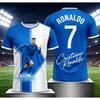 2026 Estate Ronaldo #7 Maglietta da Calcio per tifosi da uomo Maglia da Calcio Traspirante Asciugatura Rapida Maglietta da Allenamento Sportiva per tifosi