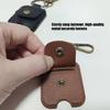 2PCS Flexible Leather Key Case Keychain Leather Texture Access Card Keyring Suitable for Girl Women Key Protective Cover