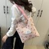 New Cherry Printed Shoulder Bag High Value Bao Ma Go Out Handheld Sundries Office Workers Shopping Bento Bag