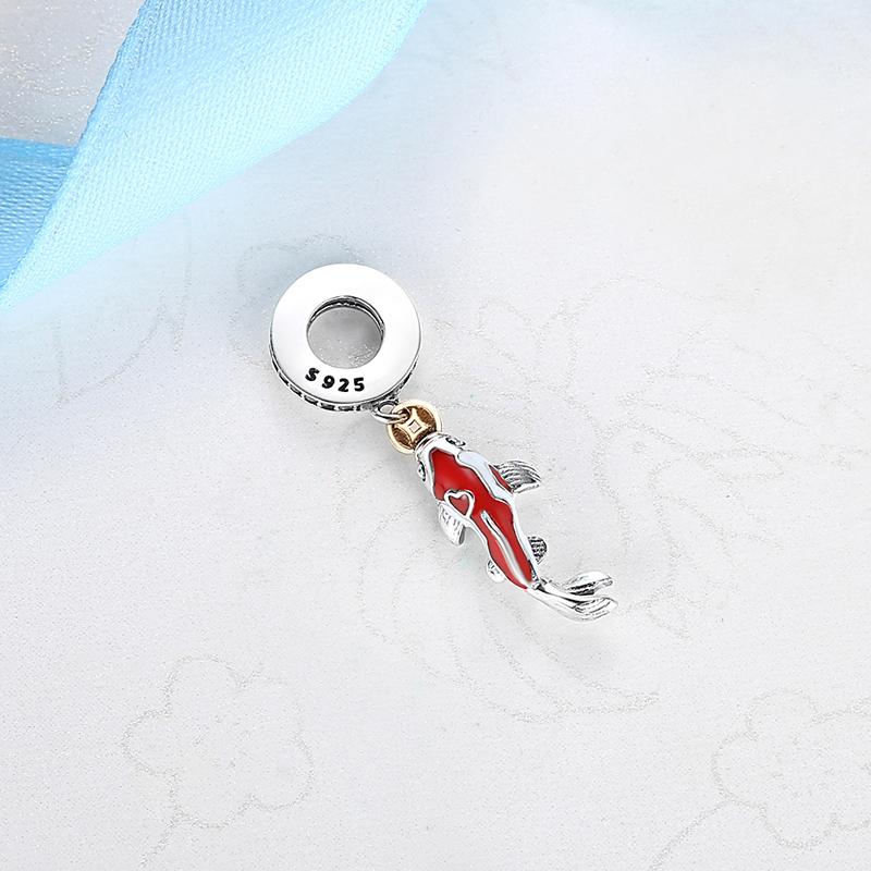 Original Copper Charms Chinese New Year Lion Fortune Cat Doll Beads Fit Brand Necklaces Bracelets Jewelry For Women