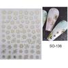 Manicure Ornaments Christmas Bronzing Nail Decals Christmas Bronzing Nail Stickers  Nail Salon
