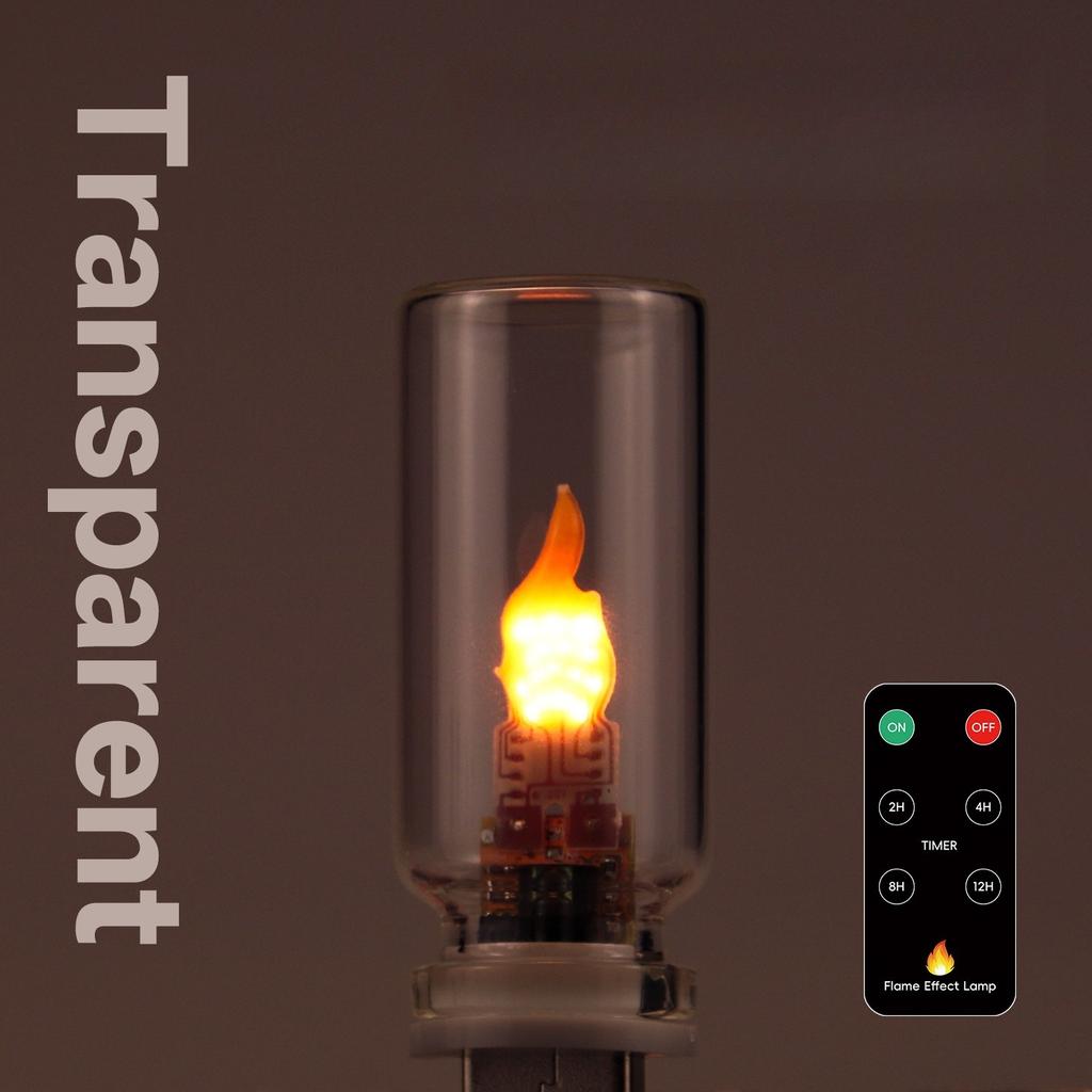 USB Dynamische Flammenkerzen Lampe Mattes Klares Glas Dekoration Umgebungslicht 5V Blitzkerzen Licht Touch Control für Auto Zuhause