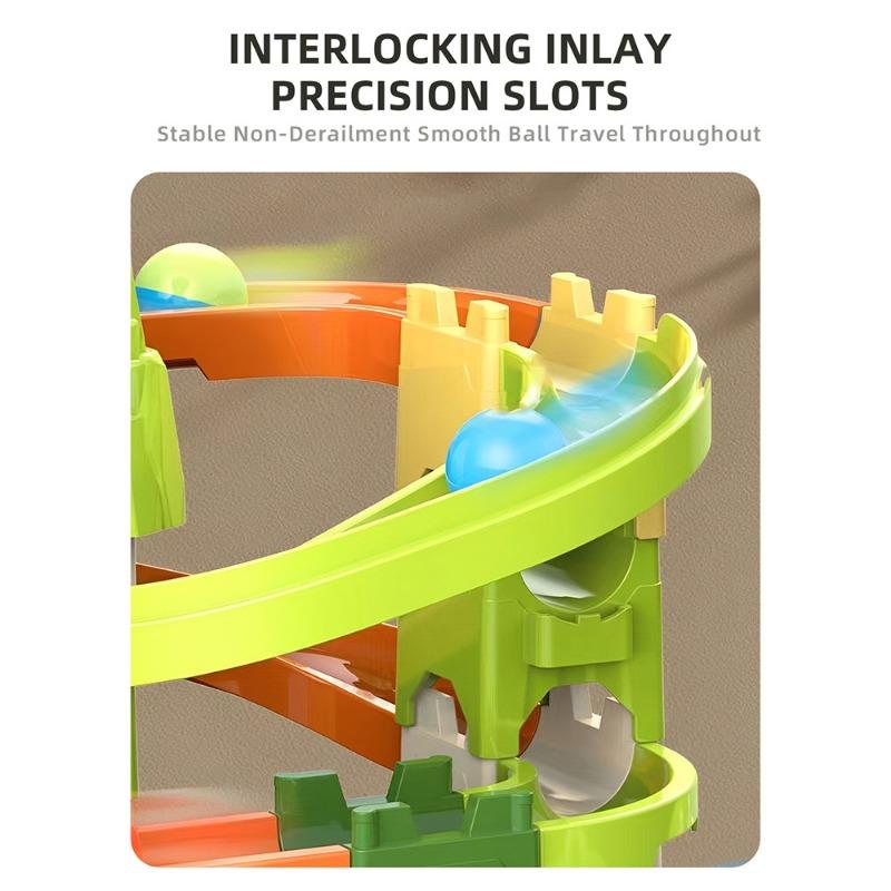 1PACK Diy dinosaur ejection track ball assembly toy, boy educational toy gift