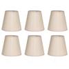 6PCS 5.1 Inch Height Lampshade Fabric Chandelier Lamp Shades Modern Wall Lamp Shade  Wall Lamp