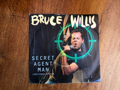 7inch Record BRUCE WILLIS - Secret Agent Man - James Bond Is Ba ZB41437DJPROMO Motown 1987 UK Soul/Funk Used