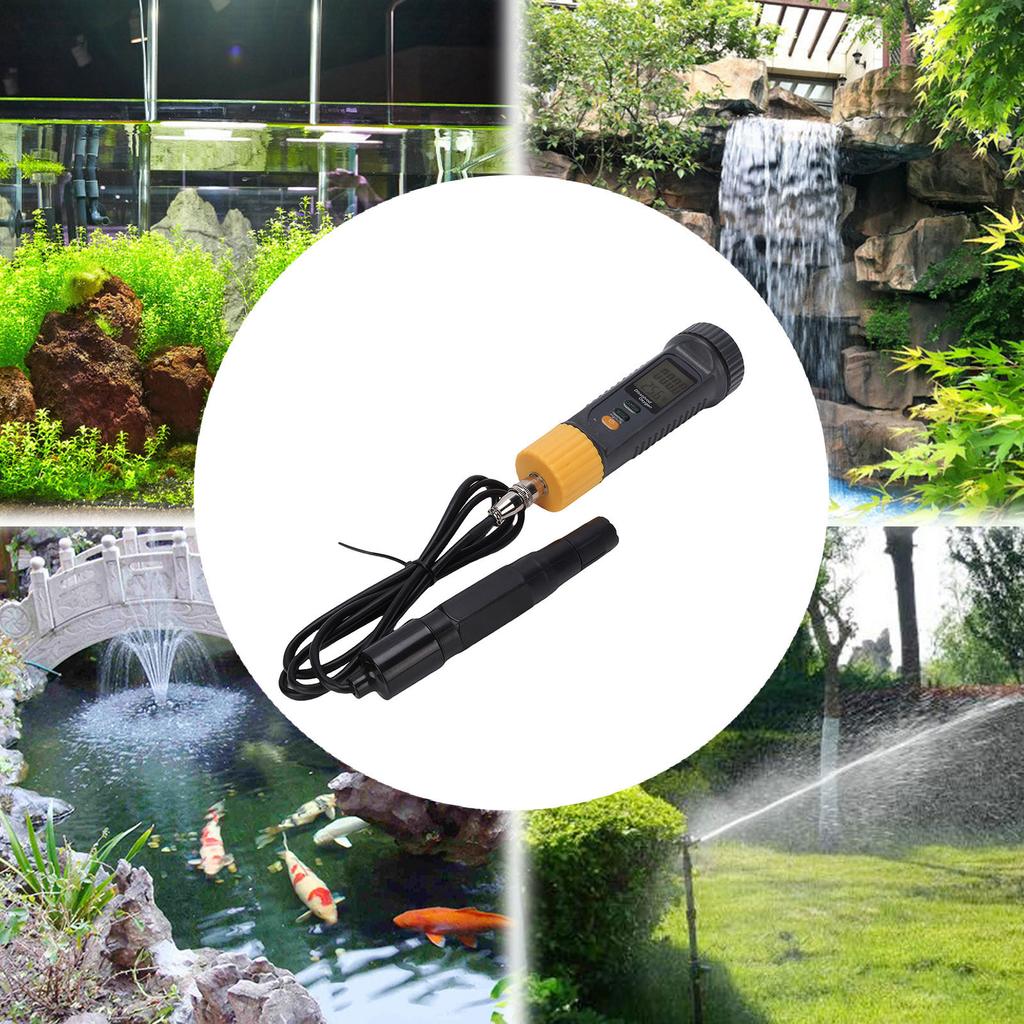 Digital Dissolved Oxygen Meter Tester ATC for App DO Test Kit Aquarium Fish