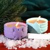 Silicone Resin Molds Jewelry Box Molds Christmas Theme Craft Mold Silicone Candle Base Molds Suitable for Candle Holder
