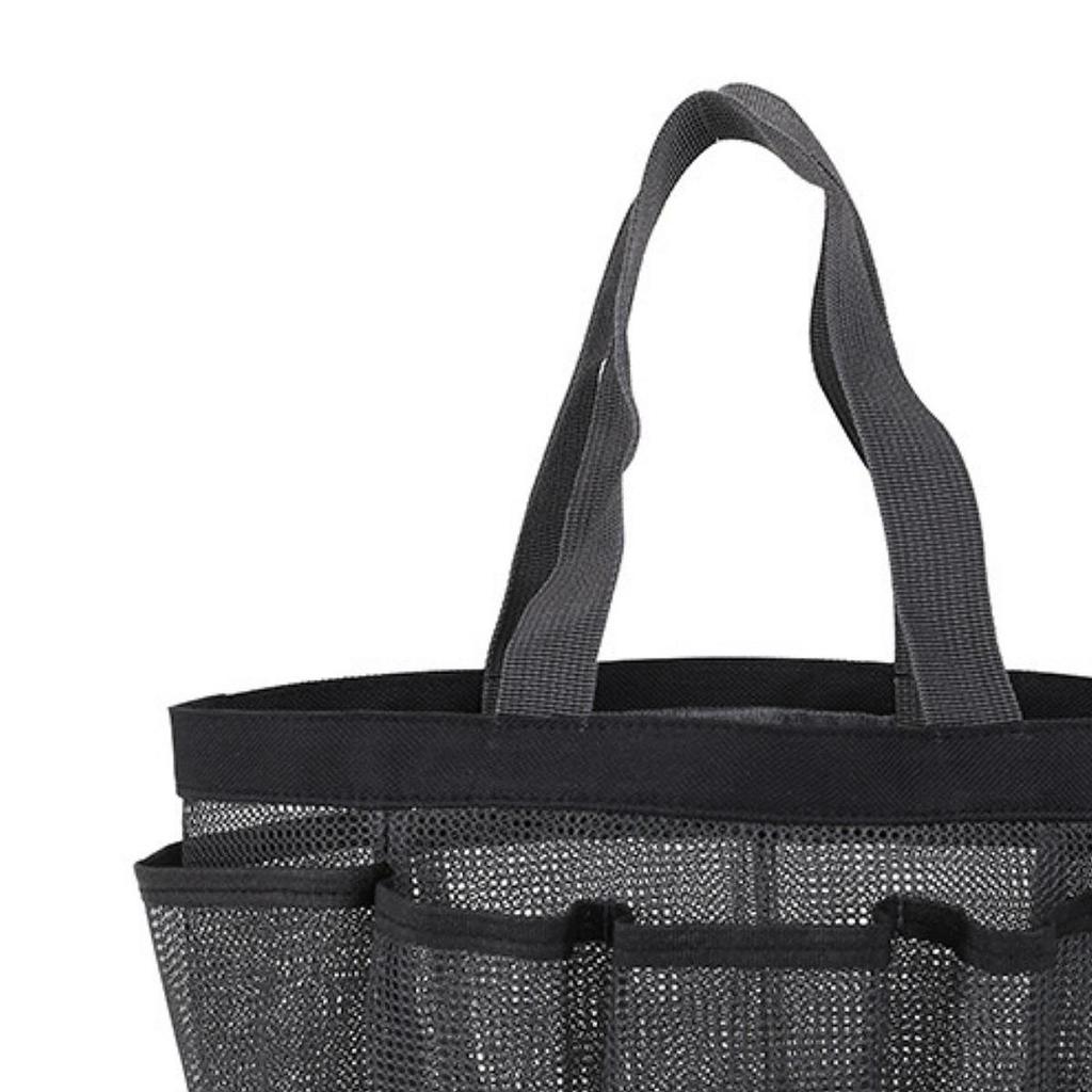 Hanging Mesh Shower , Tote, Essential Toiletry Storage, Portable Bathroom Organizer