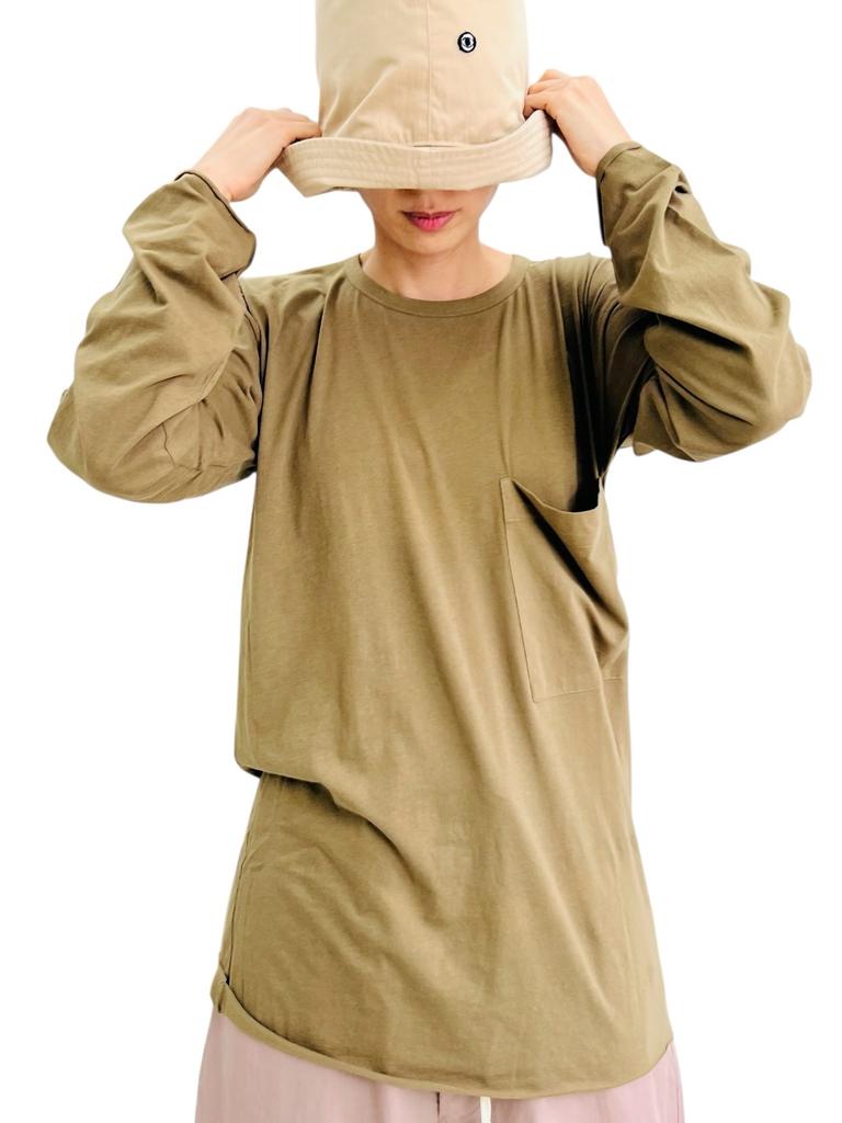 Lullakulla Stella Pocket T-Shirt_Khaki