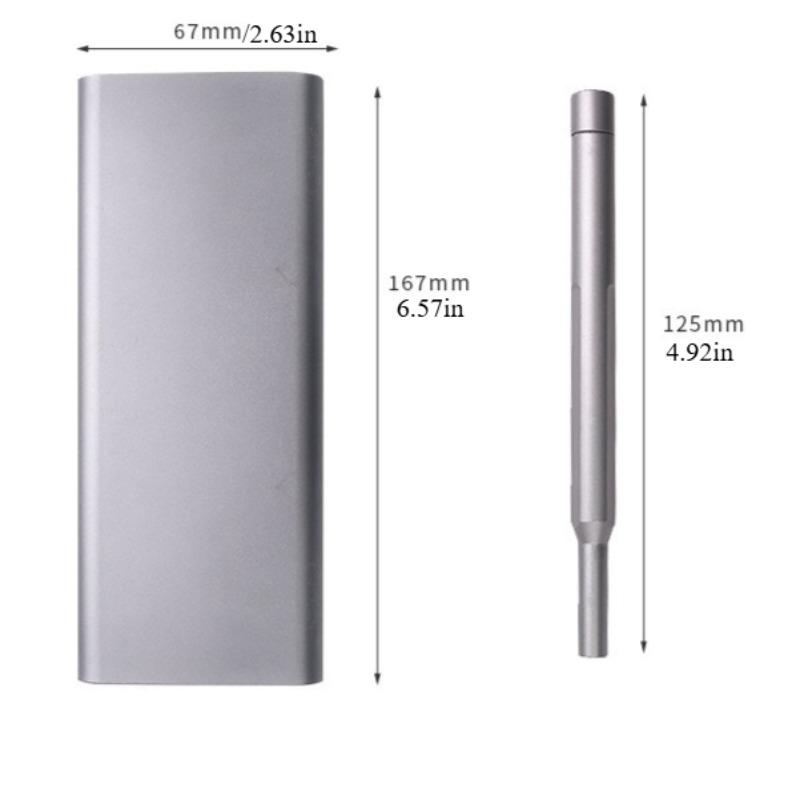 24-in-1 disassembly precision screwdriver set, magnetic repair mobile phone and computer screwdriver tool set