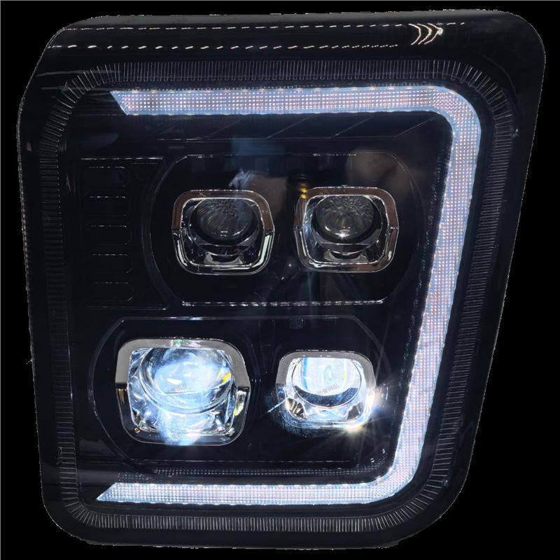 Compatible LED Headlights for Red Rock Jieshi Four Near Eight Far Black Gold Left