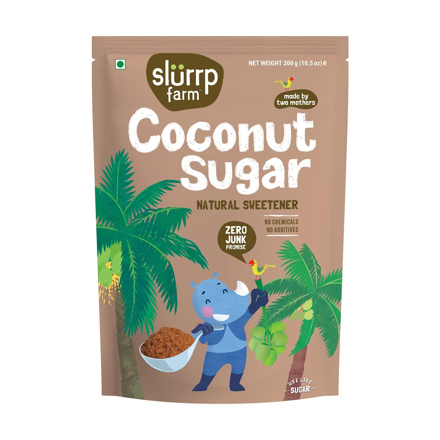 Slurrp Farm Coconut Sugar - Natural Sweetener, 300g
