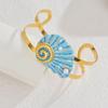 Golden Ocean Style Bracelet Waterproof Exaggerated Enamel Conch Bracelet Various Starfish Shell Turtle Shell Bracelet