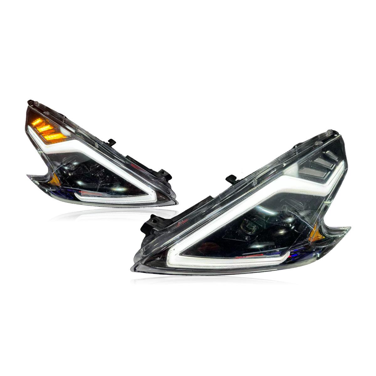 08-19 Nissan 370Z LED Projector Headlights with DRL & Sequential Turn Signals