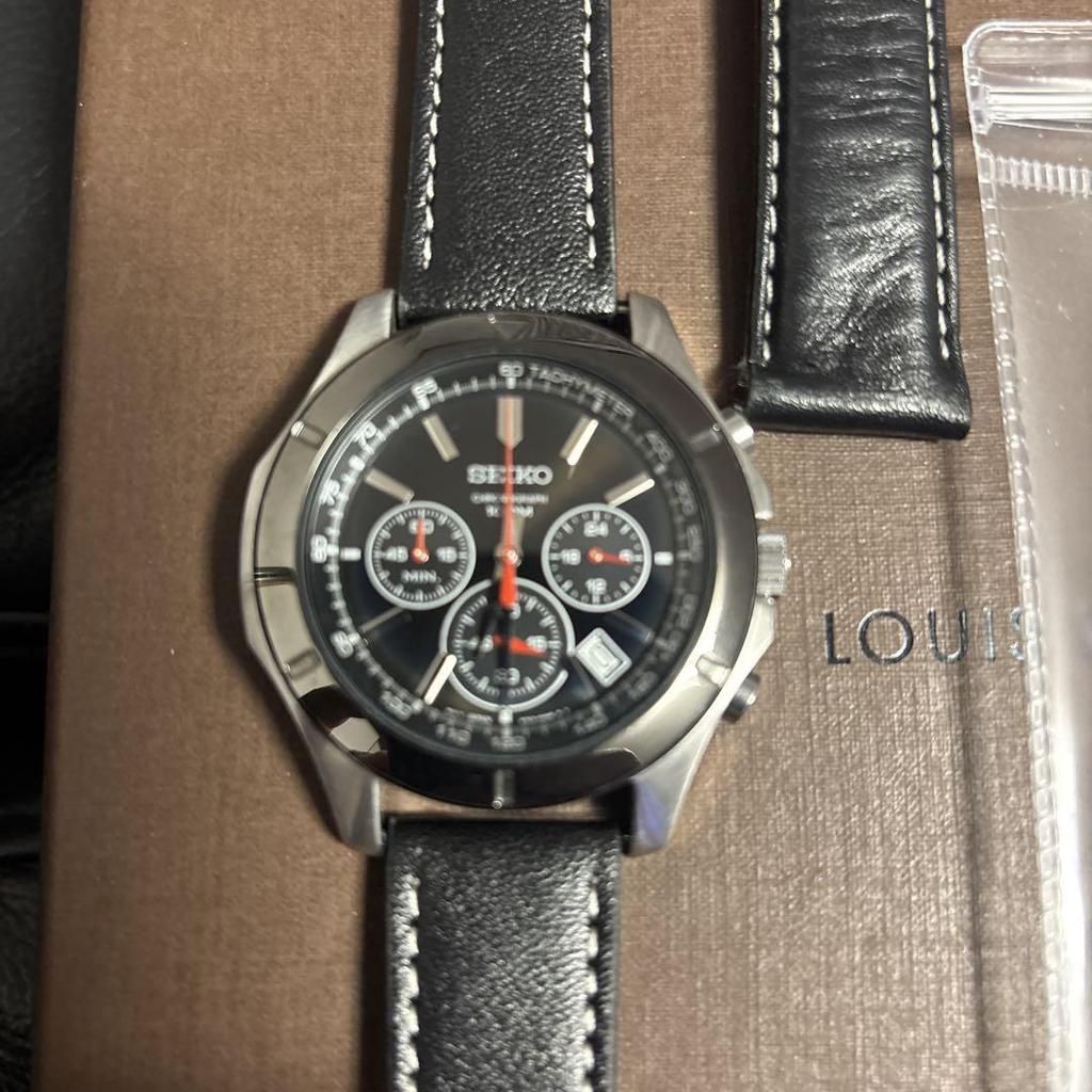 [USED] SEIKO Chronograph Watch Black