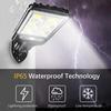 Solar Street Lights Outdoor 108COB Motion Sensor Solar Wall Lamp With 3 Mode Waterproof Security For Garden Yard Path Lighting