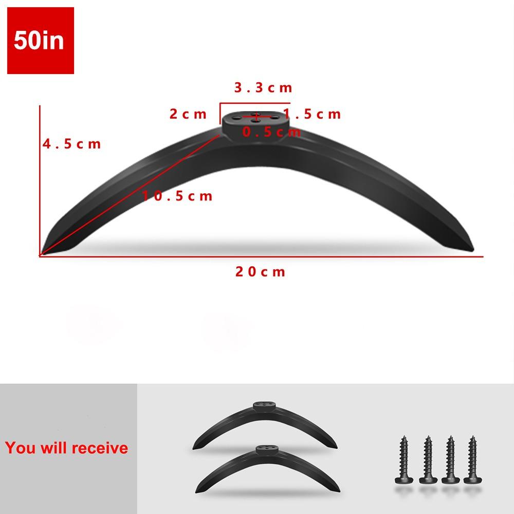 Neuer Universal TV Basisständer Beine Mit Schrauben Schwarz TV Ständer Basis Halterung Tischplatte Verstellbare Hardware Schlafzimmer