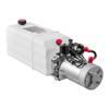 6 L Hydraulic Power Unit, Single Acting Dump Trailer Pump, 22 MPa Max Relief Pressure & 3.4 L/min Flow Rate, DC 12V Hydraulic Pump with Metal