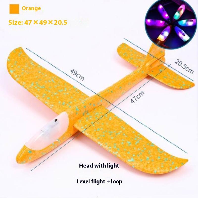 Foam Glider Hand Throw Children's Twirling Aircraft Model