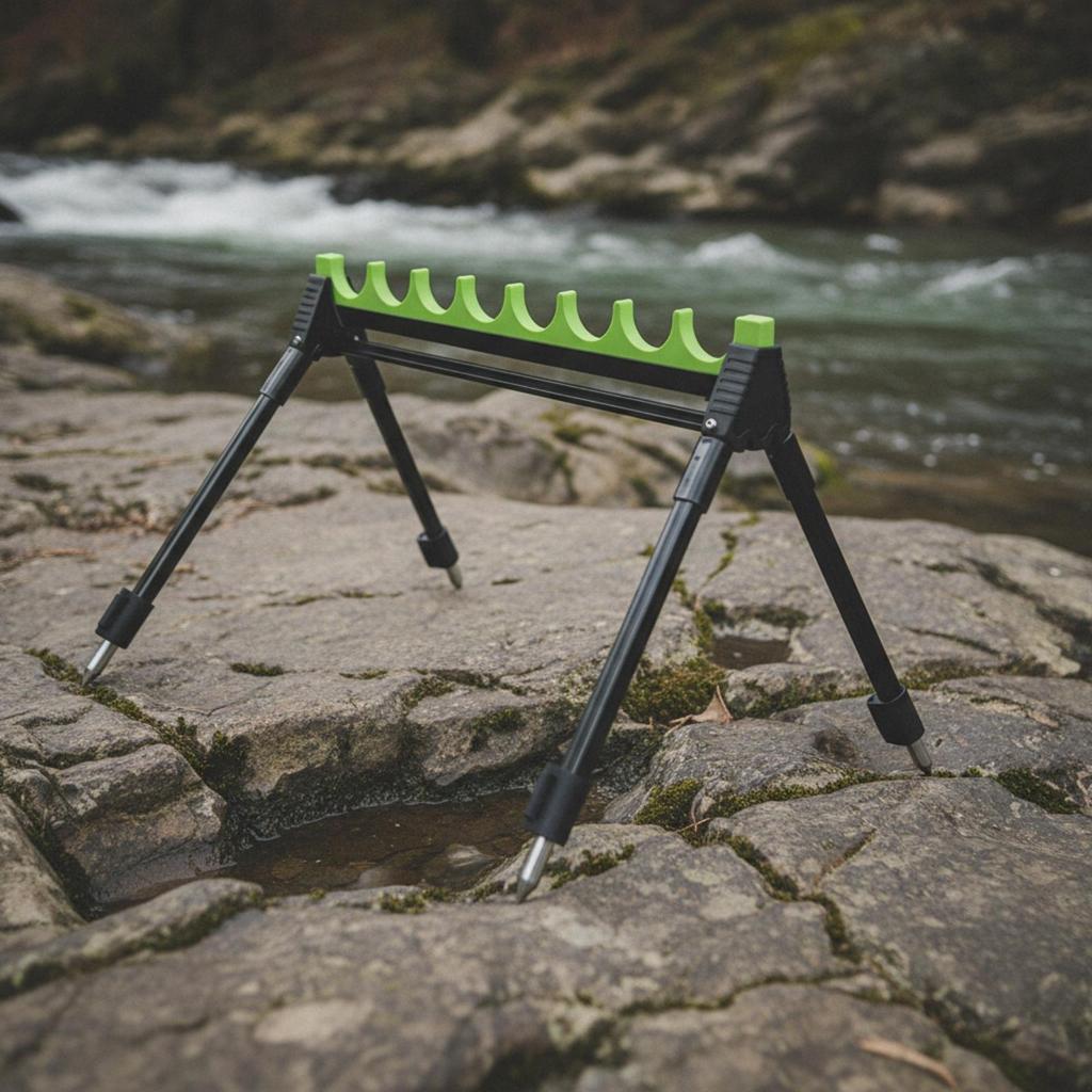 Multi-Rod Fishing Stand Adjustable Gear Foldable for Anglers
