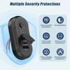3-Ports USB Car Charger Socket Dual 18W QC3.0 & 36W PD3.0 USB Charger Panel With Waterproof Cover For 12V/24V Car Truck Boat Bus