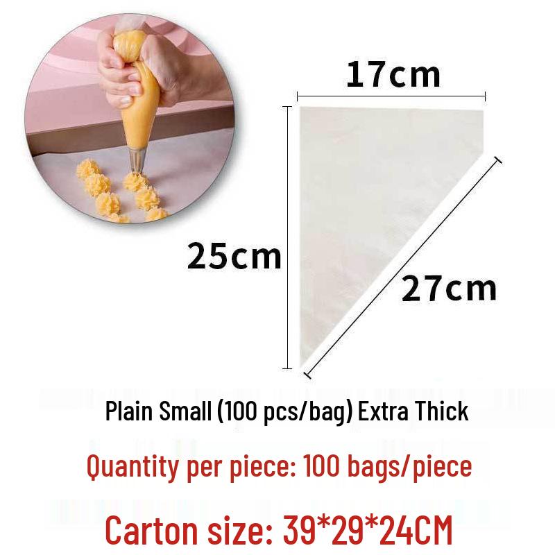 Large Reusable Thickened Piping Bag for Cookie Baking and Cream Squeezing