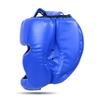 Full-Covered Boxing Helmet PU Leather Karate Head Guard Taekwondo Head Gear  Kickboxing