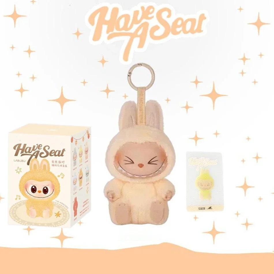 NEW Kawaii Labubu The Monsters Box Toy Sweetheart Vinyl Doll Cute Backpack Pendant Decoration Plush Doll Clothes Gifts