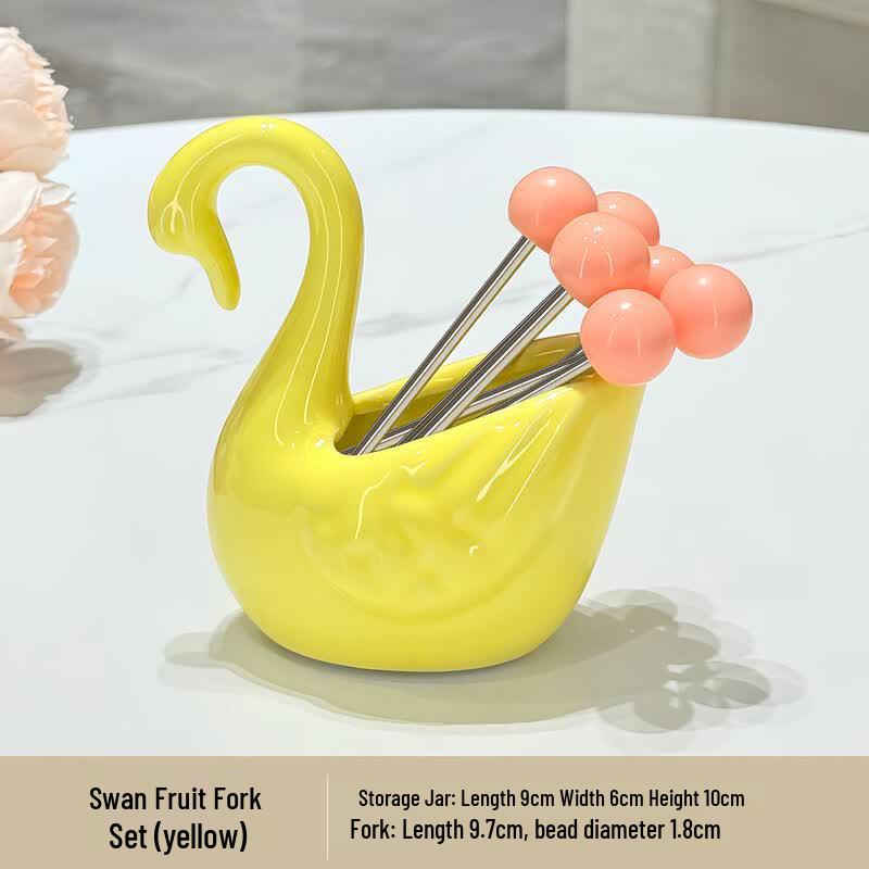 Unicorn Ceramic Fruit Fork