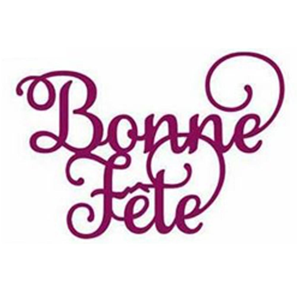 French Alphabet Metal Cutting Dies Embossing Card Craft Cutting Dies Stencils for DIY Scrapbooking Album Paper Cards Crafts