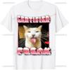 Freaky Departunisext Calling Silly Cat Meme Printed Tshirt Tops Unisex Unisex Clothing Breathable Quick Dry