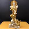 Dragon Fish Guanyin Bodhisattva Characters Statue Chinese Buddha Home Room Office Feng Shui Decorative Statue
