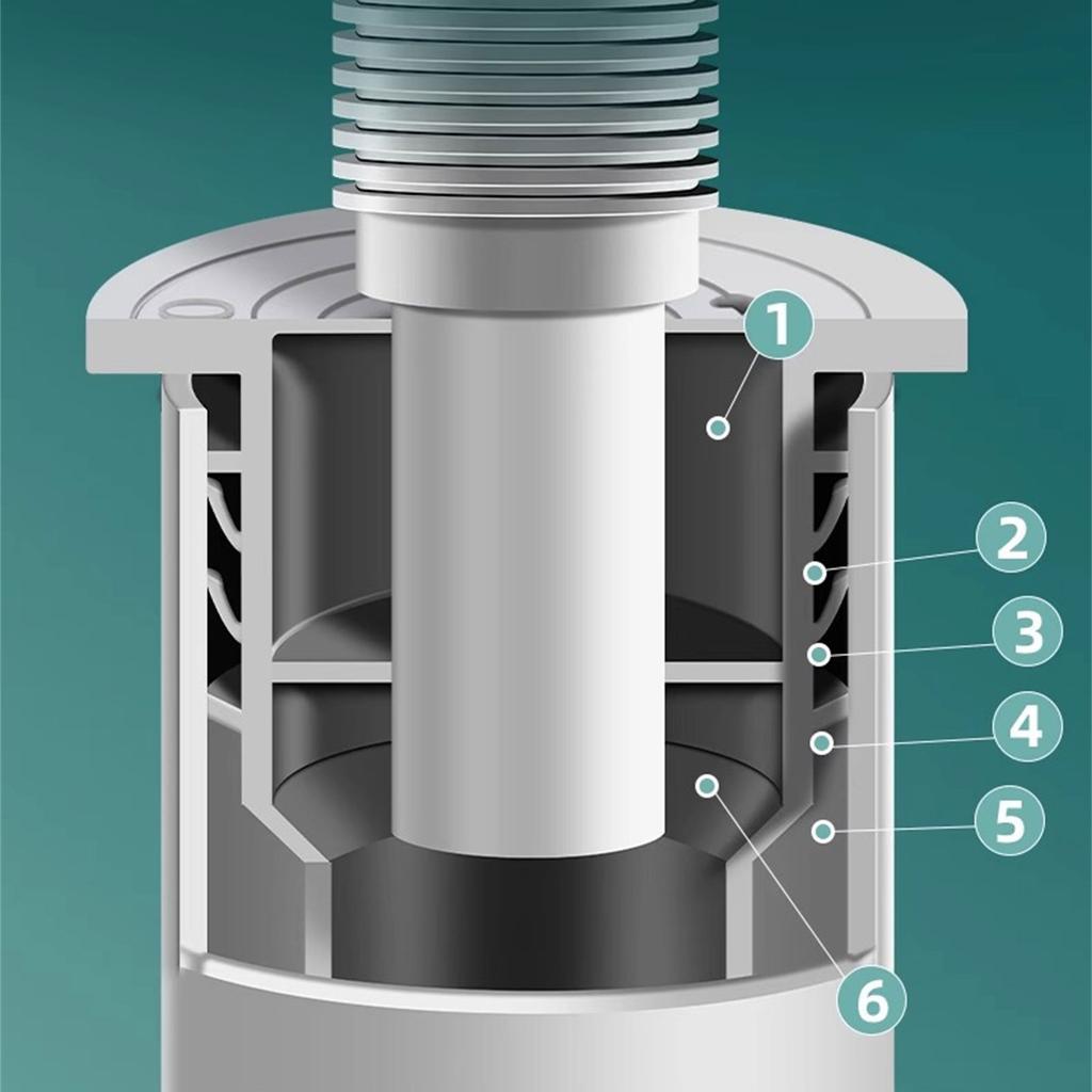 2 st avloppsrörstätningar Täckning Silikon ABS Tvättmaskin Tätningspluggar set för luktstopp & avloppsskydd