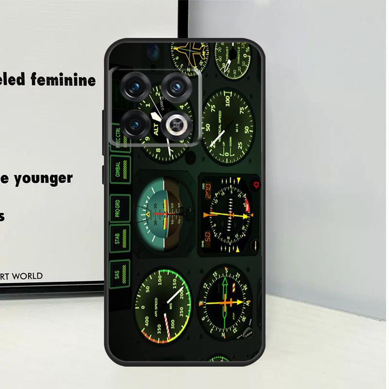 

AIRCRAFT COCKPIT DASHBOARD For OnePlus Nord 5 CE 2 3 4 Lite N20 N30 Case For OnePlus 15 13 12 11 10 Pro 10T 13T 13R 15R OnePlus Nord N30