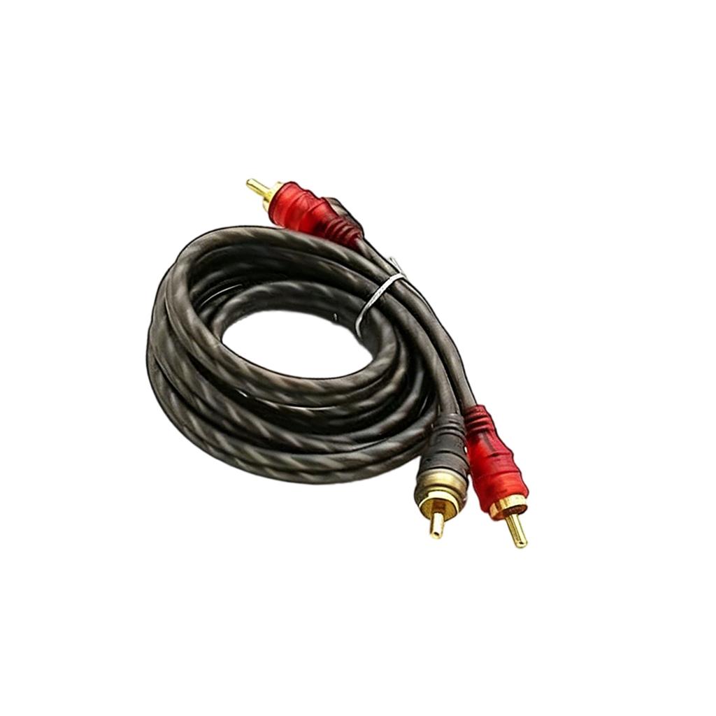 Professional Stereo Amplifier Sound Cable 2 Male To 2 Male Amplifier Cable Sound Cord for Car Speaker Accessories