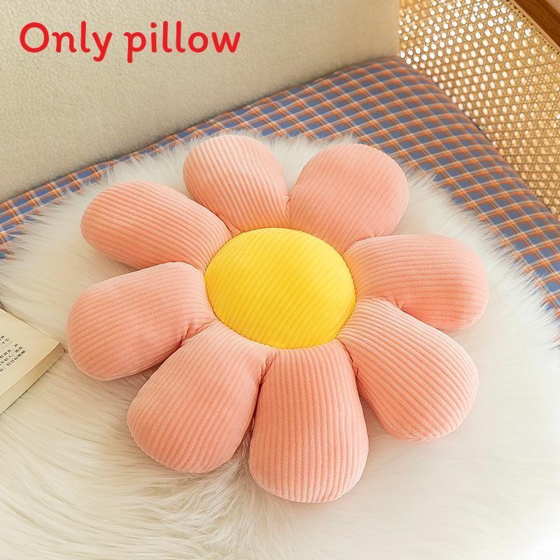 Multi Colored Daisies Flower Shapes Pillows Cushion For Home Office And Bedside Use