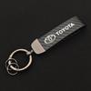 Metal Leather Keyring Car Keychain For Toyota TRD Yaris Rav4 CHR Yaris Prius Avensis Corolla Camry Highlander Hilux Land Cruiser