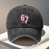 Pc  Number Vintage Baseball Cap  Lightweight In Vintage Style Machine Washable Sixpanel Design with Ventilation Holes P