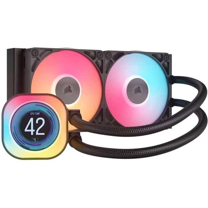 Refroidissement PC - CORSAIR - CW-9061022-WW - iCUE LINK TITAN 240 RX LCD AIO