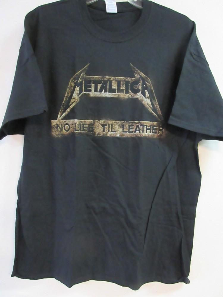 

METALLICA OFFICIAL MERCH NO LIFE TILL LEATHER BAND MUSIC EXTRA LARGE Unisex T-Shirt XXXXL