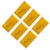 6Pcs Violin Rosin Bow String Rosin Instrument Accessory Low Dust Universal for Viola Cello Yellow
