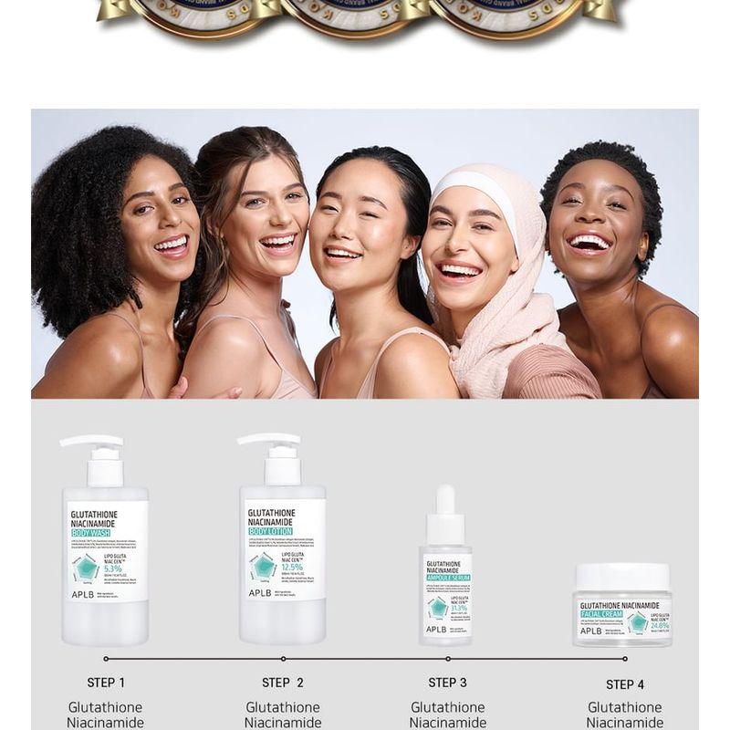 APLB - Glutathione Niacinamide Body 2 Types Sachet Set